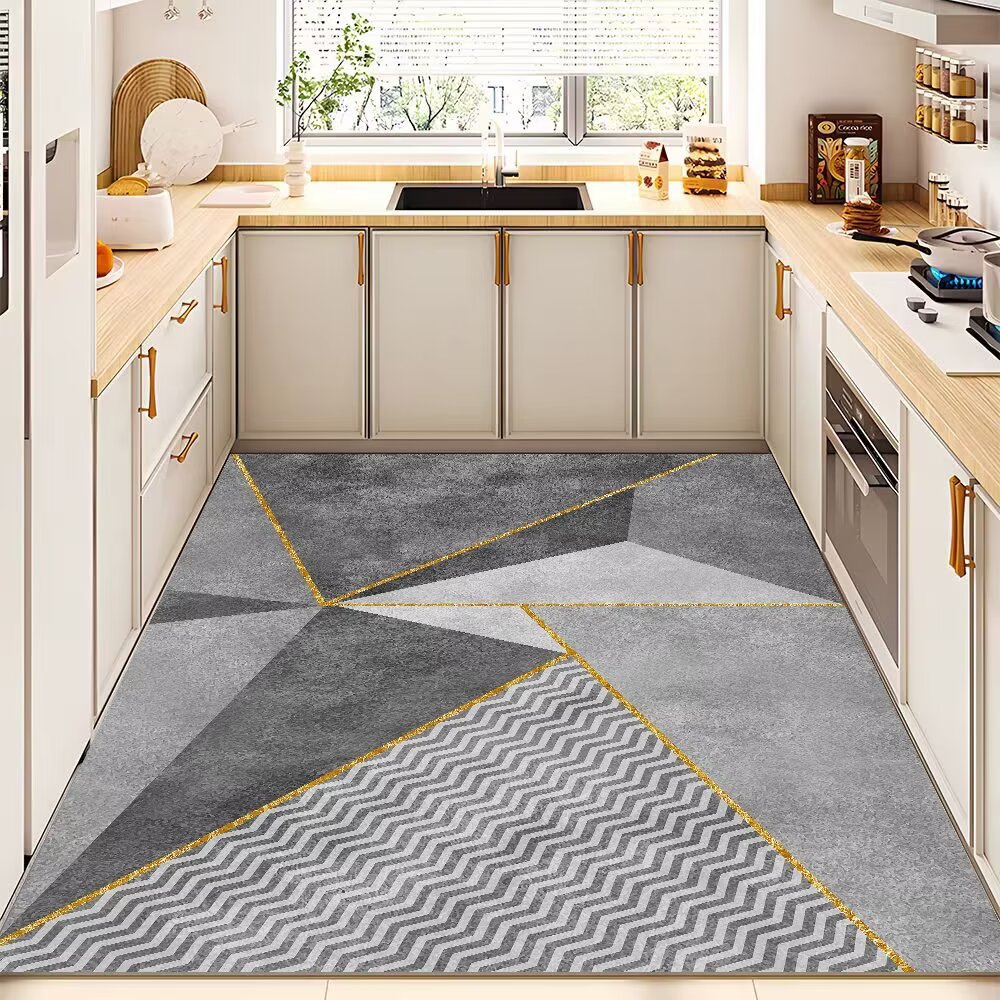 Garage Lighting Decor - Modern Geometric Minimalism Kitchen Carpet Light