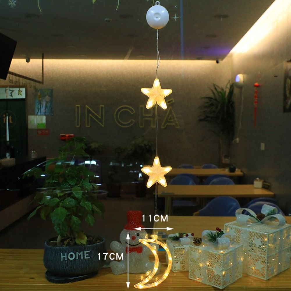 Fairy Light Curtain - LED Christmas Sucker Light Curtain Garland