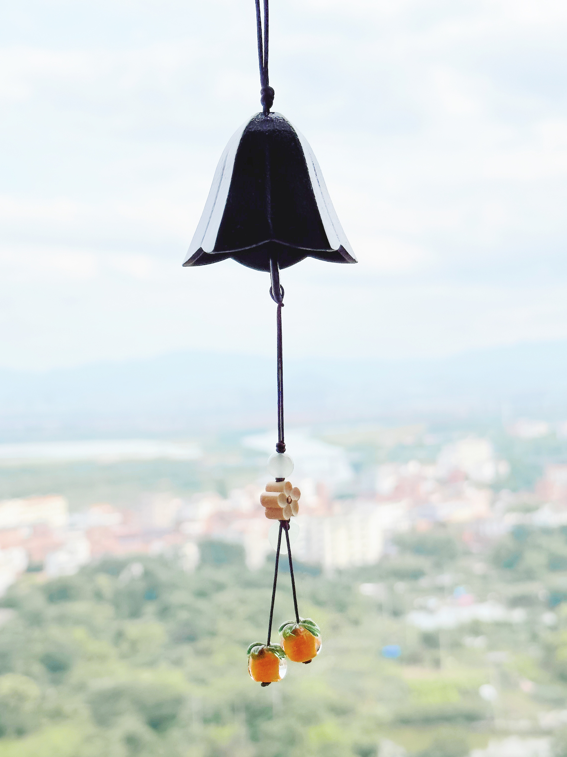 Japanese Lighting Decor - Rustic Iron Wind Chimes Japanese Style