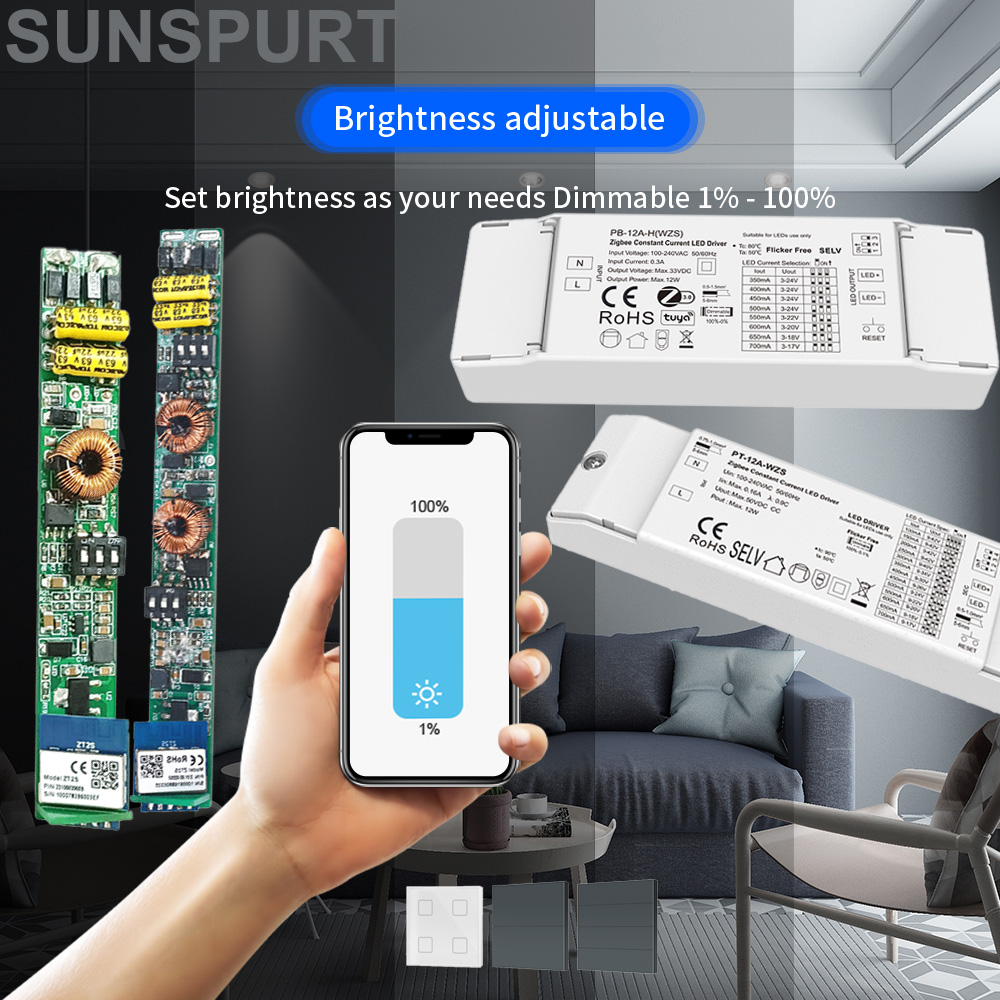 Fairy Light Curtain - 10P 10-42VDC 12W Zigbee 3.0 Constant