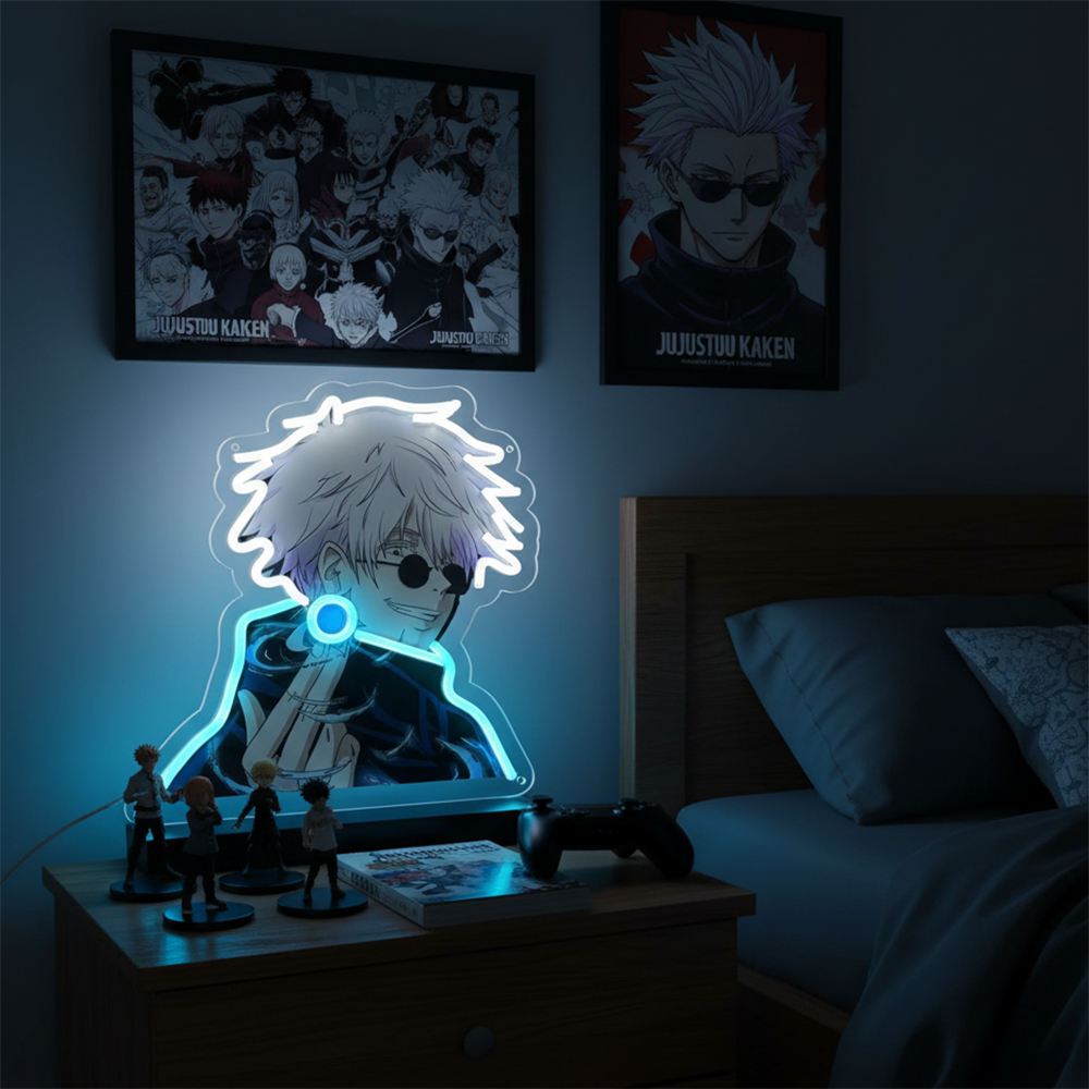 Lighting Decor Wedding - Custom Animes Jujutsu Kaisen Gojo Neon