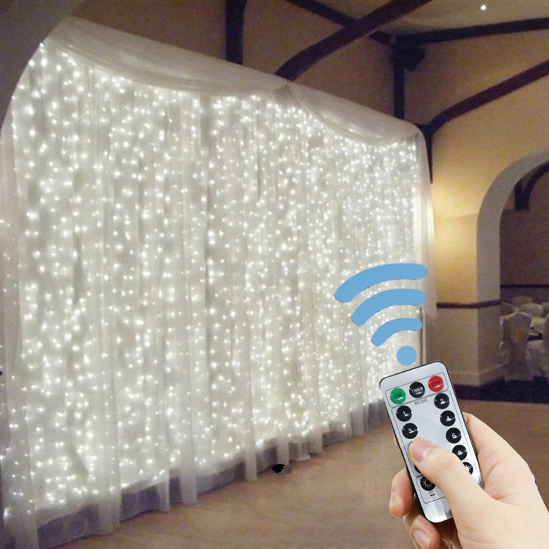 Fairy Light Curtain - 6M/3M USB LED Curtains Festoon Led