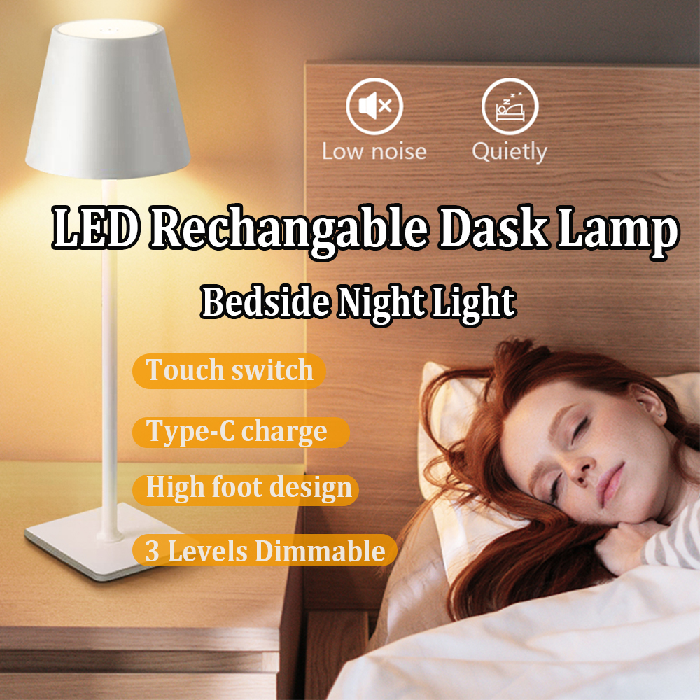 Up Lighting Decor - LED Rechargeable Desk Light Wireless Table