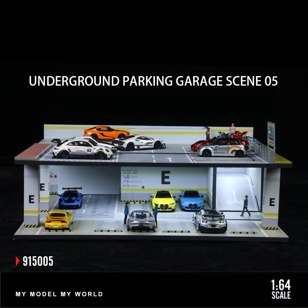 1:64 Scale Underground Garage  - Garage Lighting Decor reseña y precio