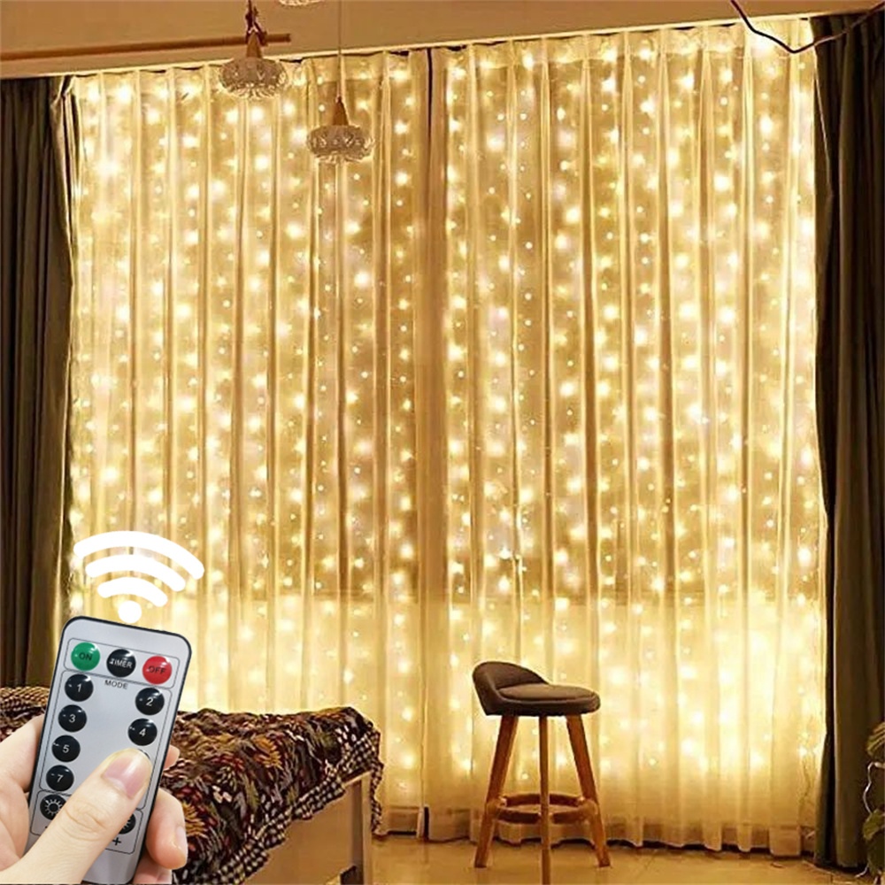 LED Fairy Party Curtain Garlan - Fairy Light Curtain reseña y precio