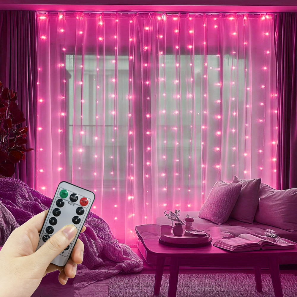 LED Fairy Party Curtain Garlan - Fairy Light Curtain reseña y precio