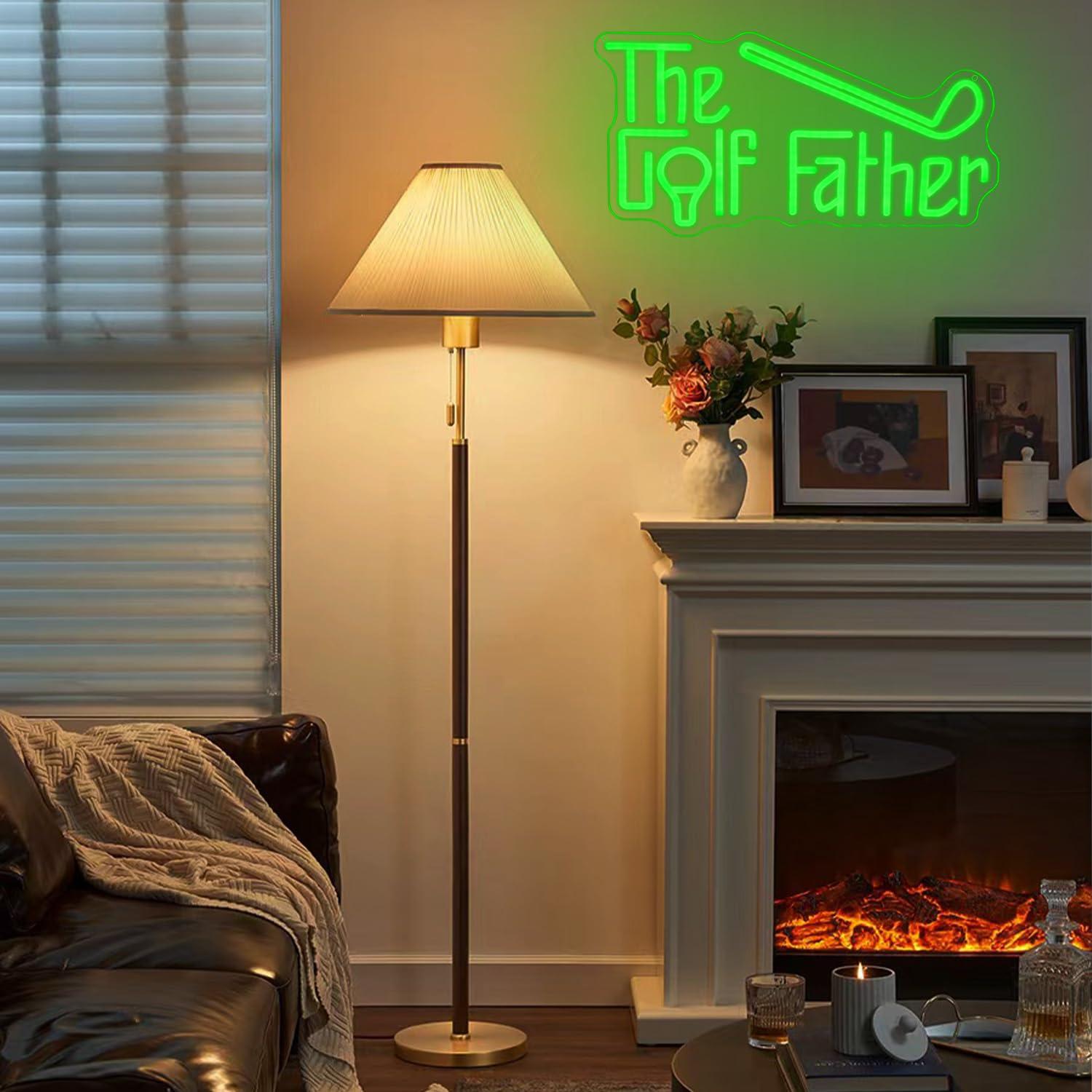 The Golf Father Neon Sign USB  - Garage Lighting Decor reseña y precio
