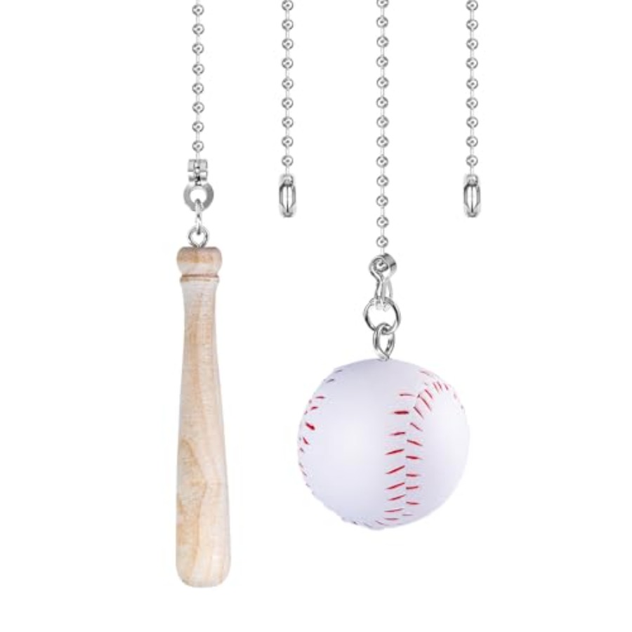 2Pcs Baseball Ceiling Fan Pull - Lighting Decor Inc reseña y precio