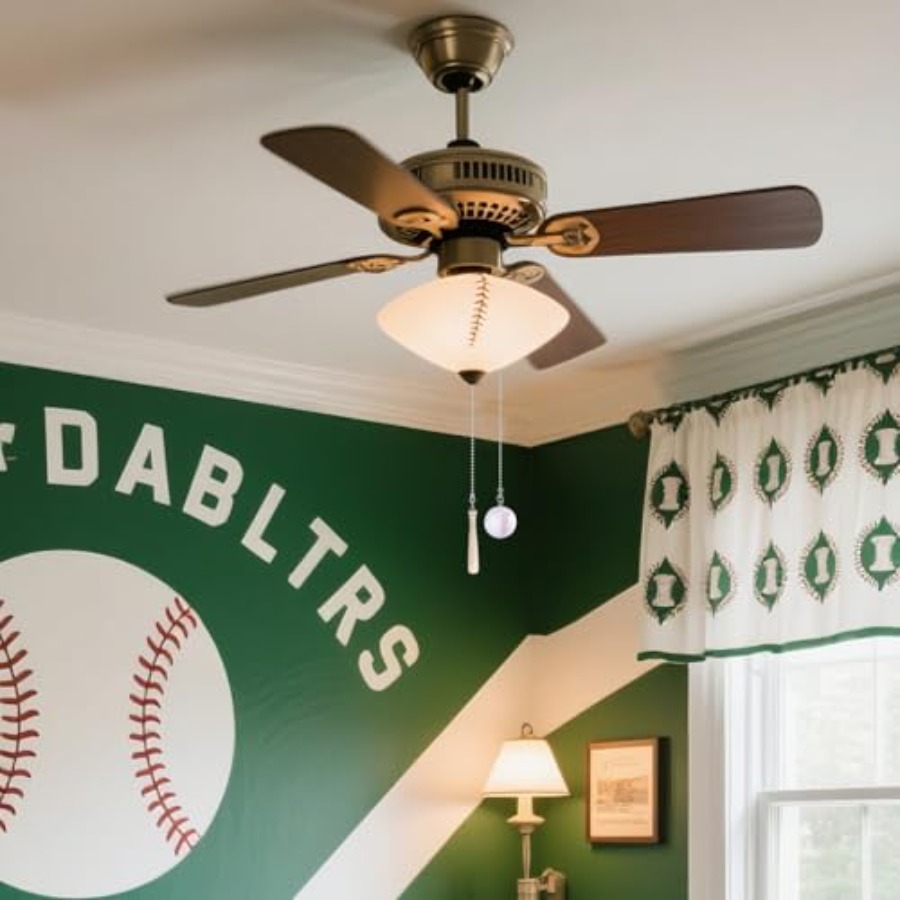 2Pcs Baseball Ceiling Fan Pull - Lighting Decor Inc reseña y precio