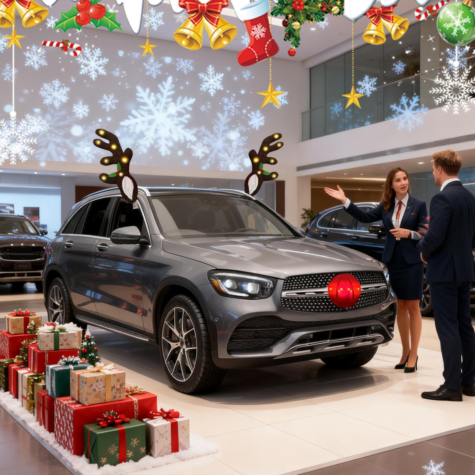 Christmas Car Decor Light Up R - Up Lighting Decor reseña y precio