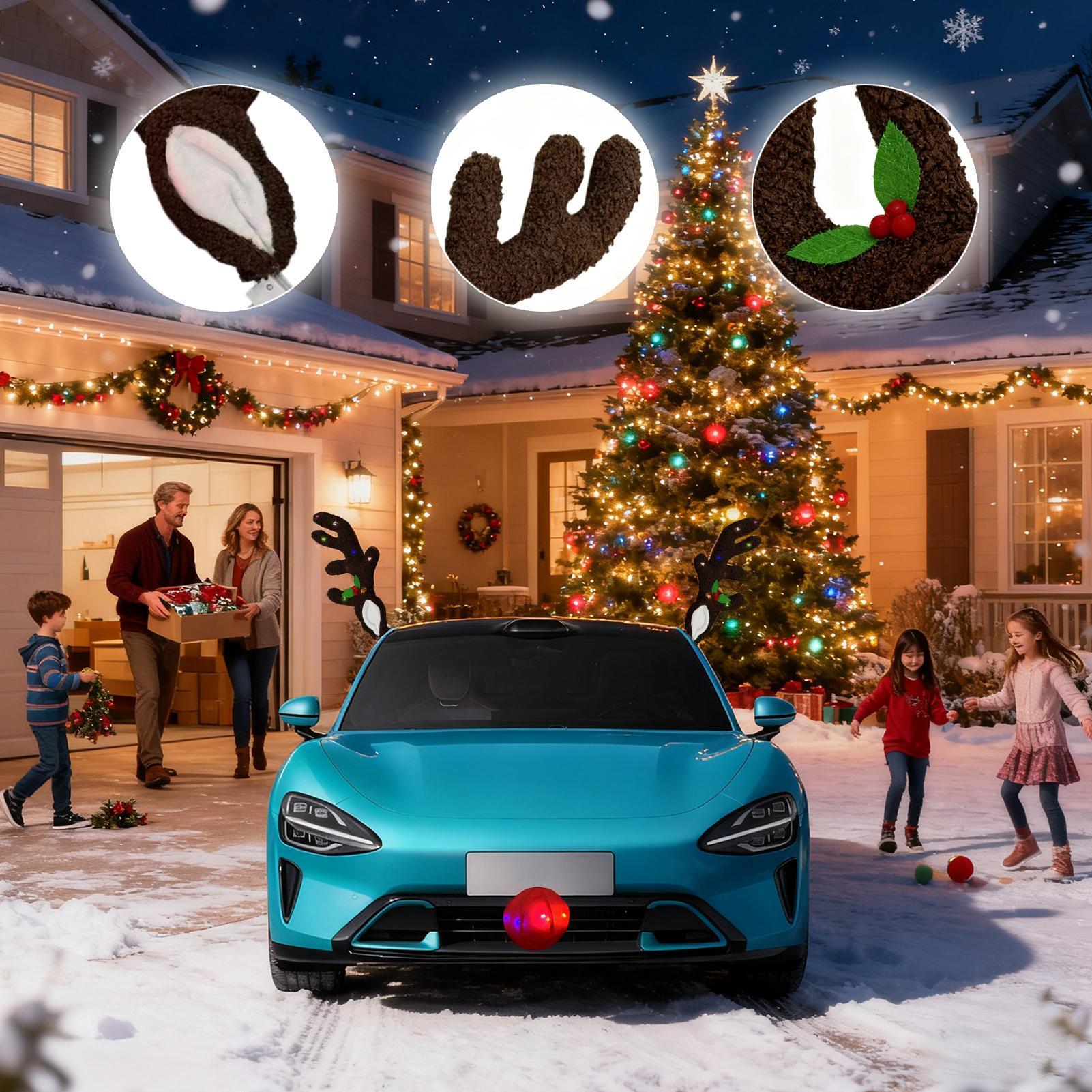 Christmas Car Decor Light Up R - Up Lighting Decor reseña y precio