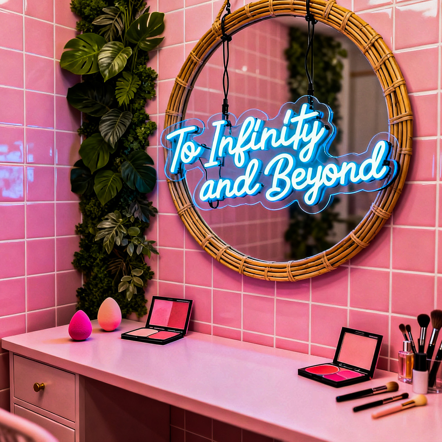 Neon Sign to Infinity And beyo - Lighting Decor And Beyond reseña y precio
