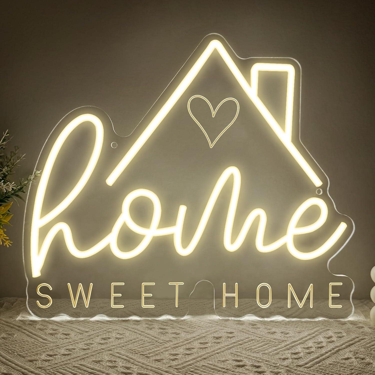 Sweet Home Neon Sign USB Dimma - Lighting Decor House reseña y precio