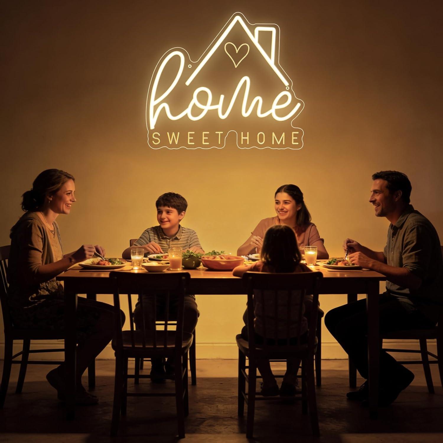 Sweet Home Neon Sign USB Dimma - Lighting Decor House reseña y precio