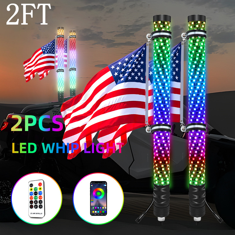 2FT RGB Flagpole Light LED Whi - Decor Kart Lighting reseña y precio