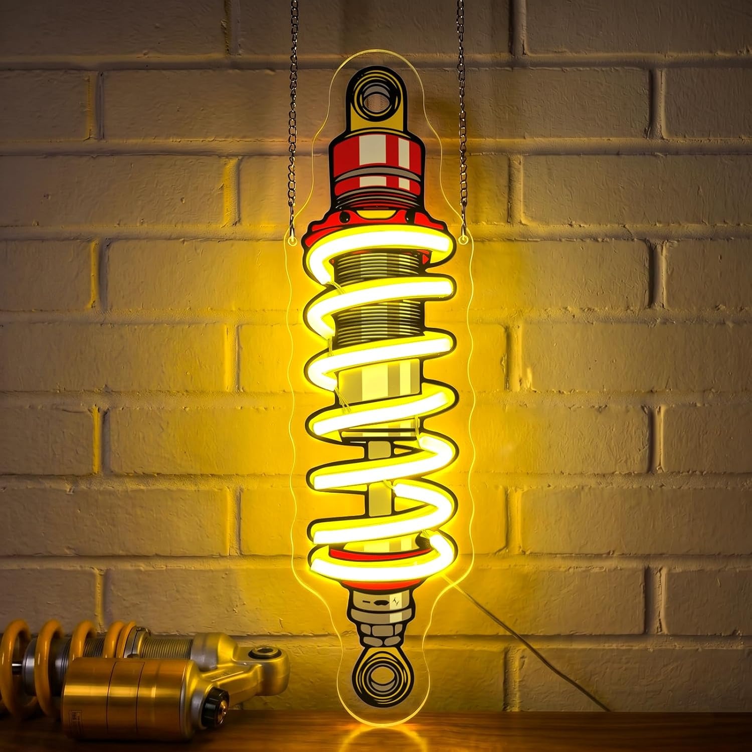 Shock Absorber LED Neon Light  - Garage Lighting Decor reseña y precio