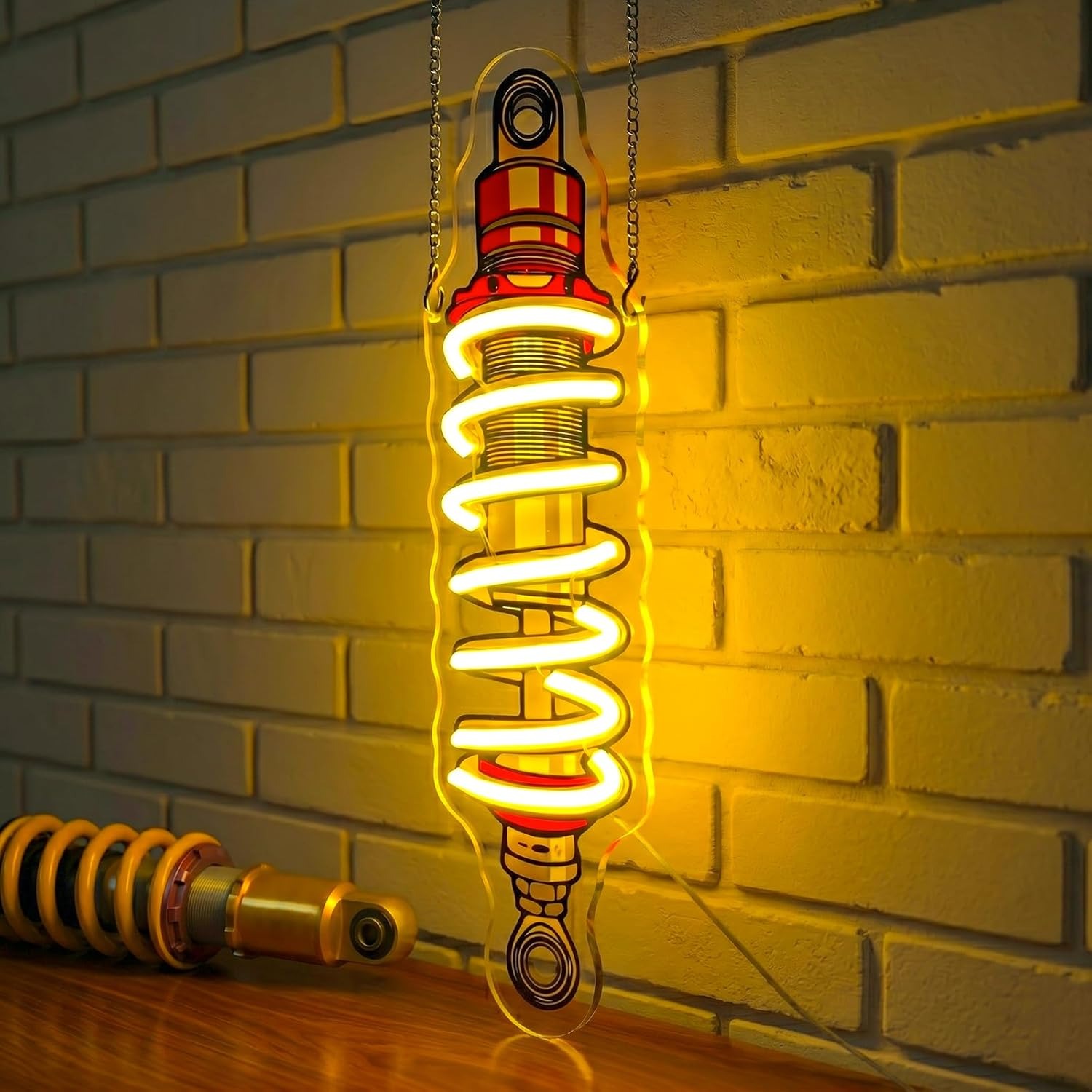 Shock Absorber LED Neon Light  - Garage Lighting Decor reseña y precio