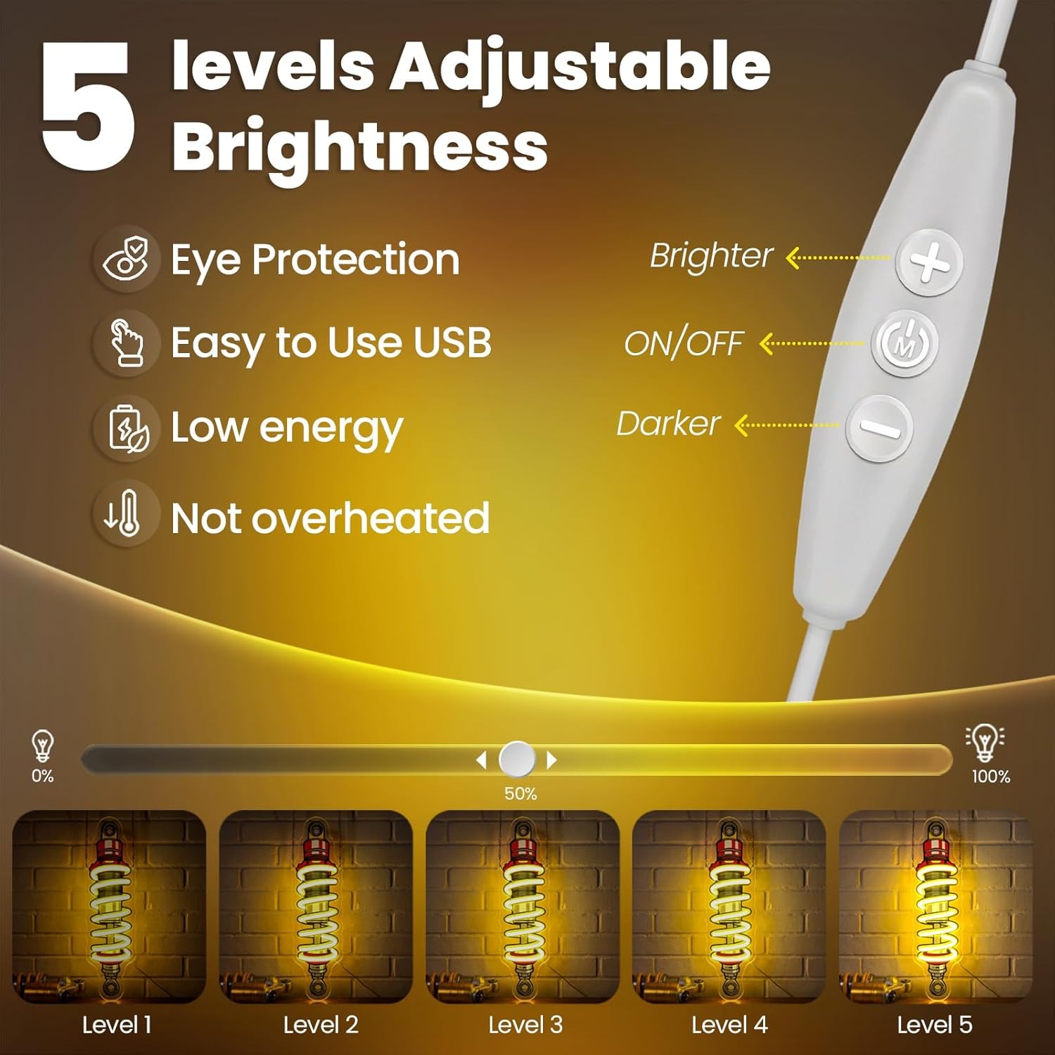 Shock Absorber LED Neon Light  - Garage Lighting Decor reseña y precio