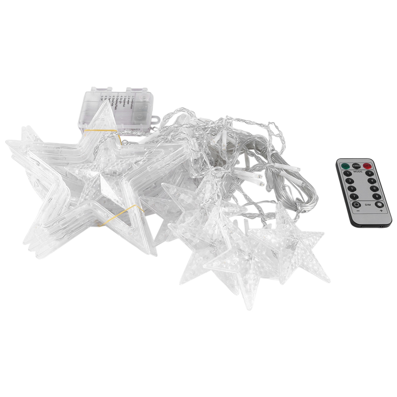 H-W 1 Piece Star Moon LED Fair - Fairy Light Curtain reseña y precio