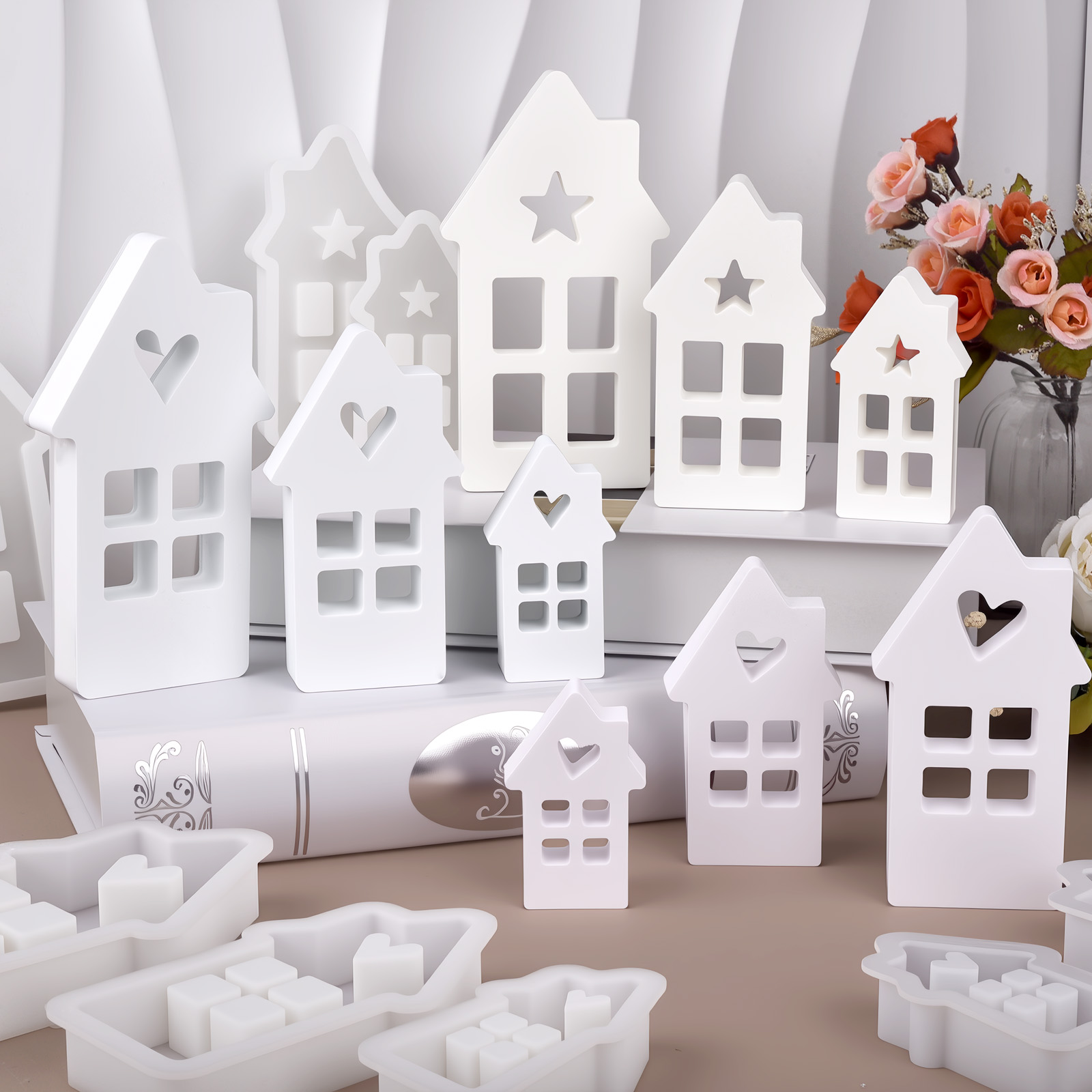 Star Heart House Silicone Mold - Lighting Decor House reseña y precio