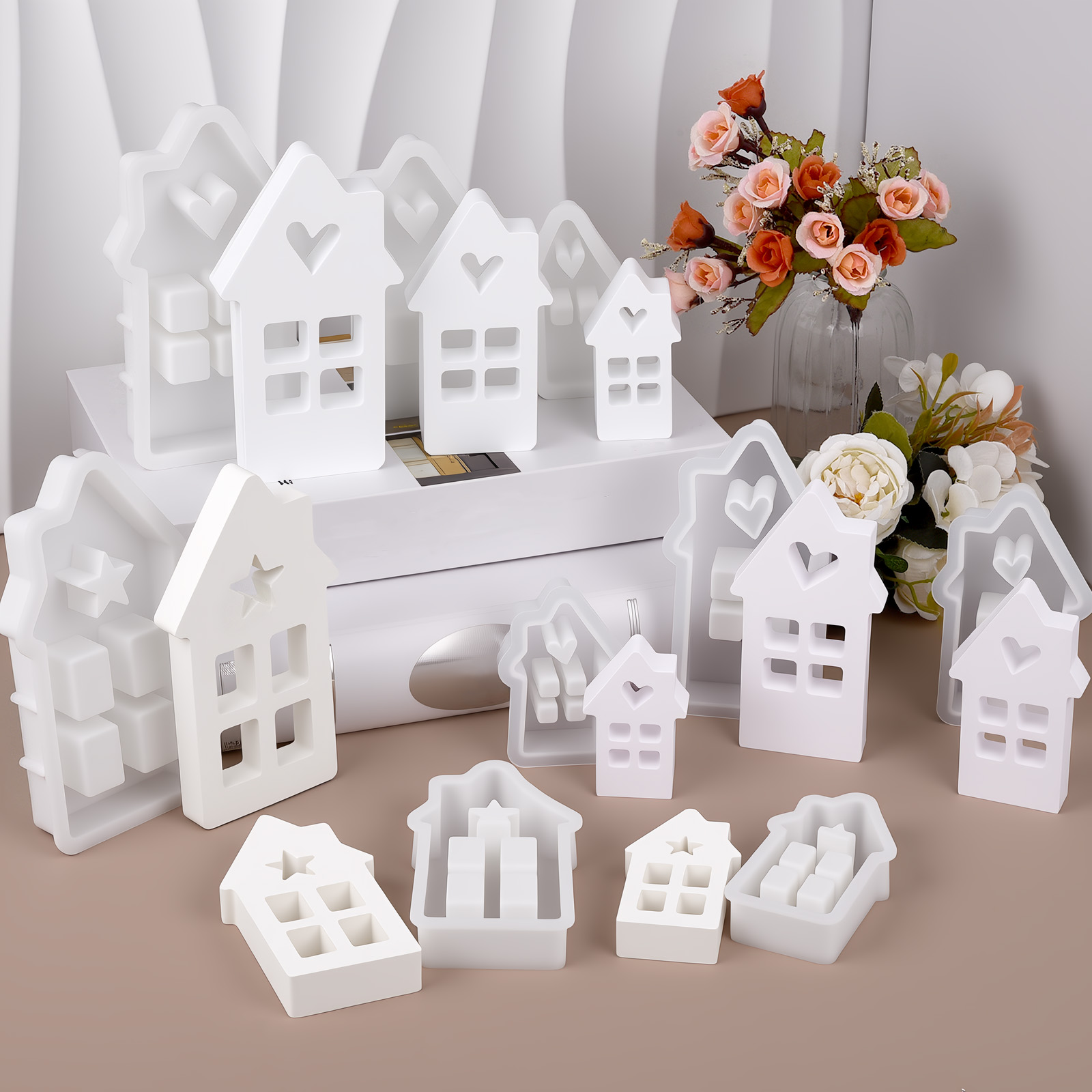 Star Heart House Silicone Mold - Lighting Decor House reseña y precio