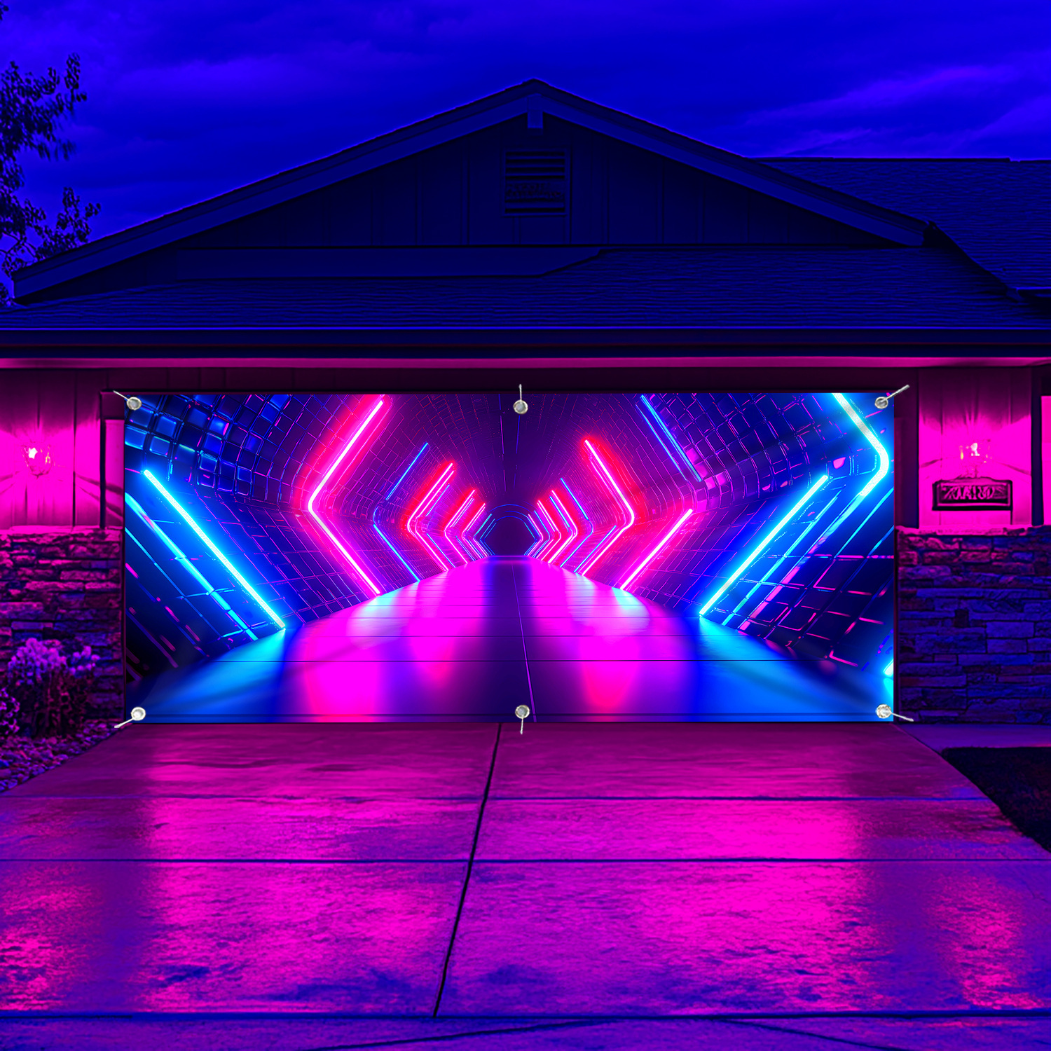 1 PC Creative Future Time Tunn - Garage Lighting Decor reseña y precio