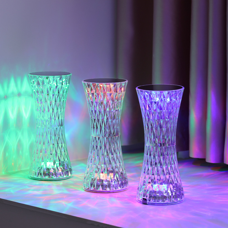 Crystal Bedside Table Lamps Xm - Up Lighting Decor reseña y precio