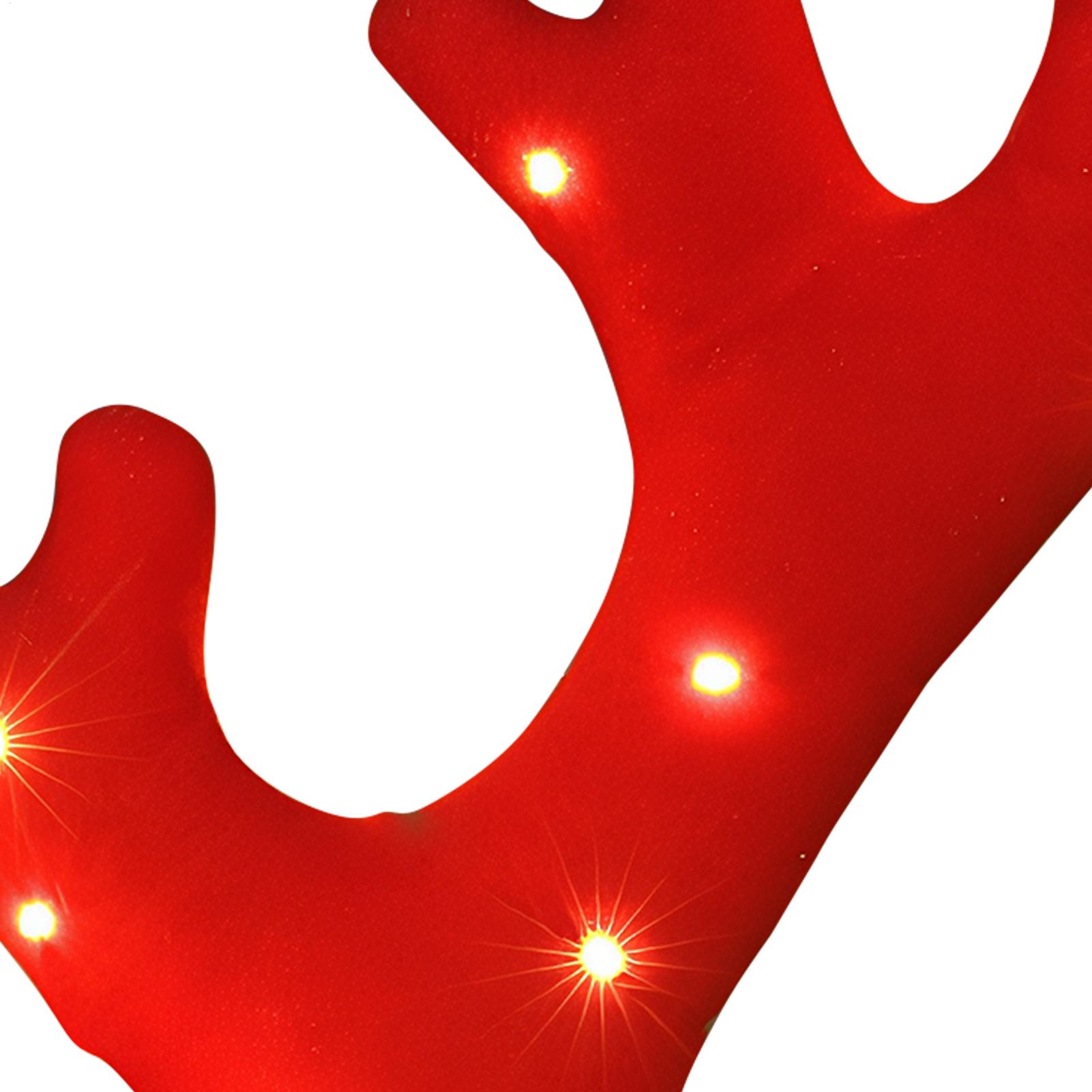 Reindeer Antlers For Cars Cute - Up Lighting Decor reseña y precio