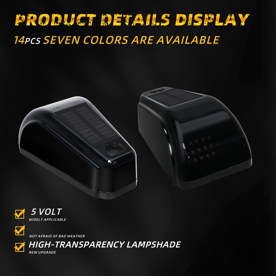 Portable Solar LED Smoke Roof  - Up Lighting Decor reseña y precio