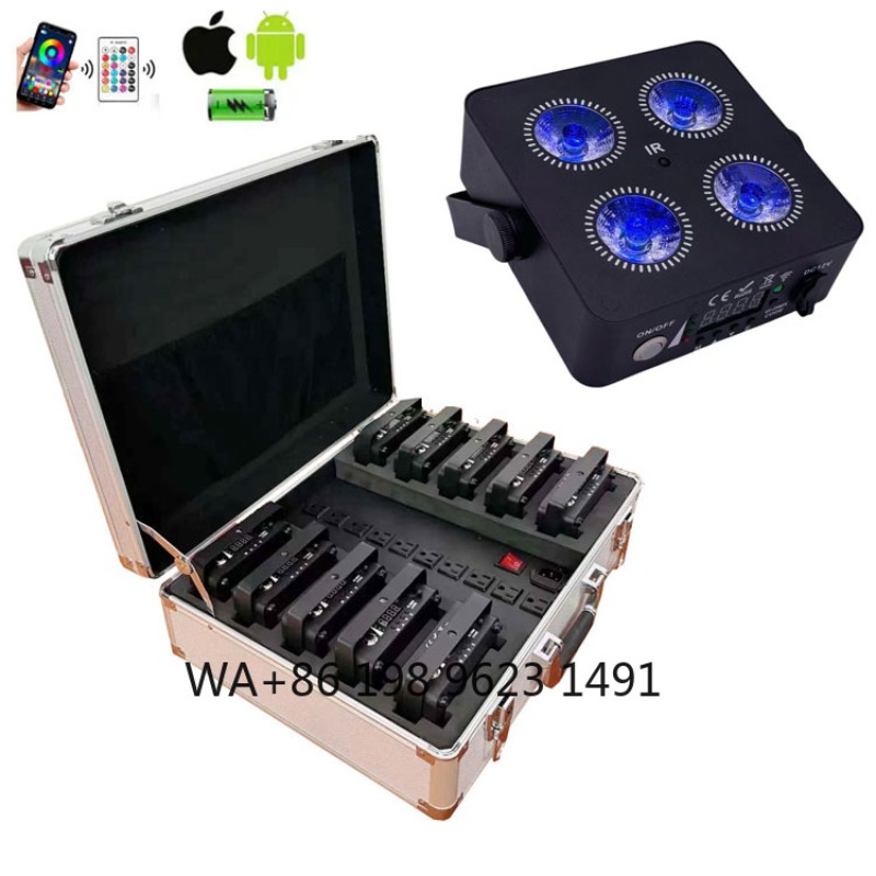 4X18W RGBWA+UV 6IN1 Mini Wirel - Lighting Decor Wedding reseña y precio
