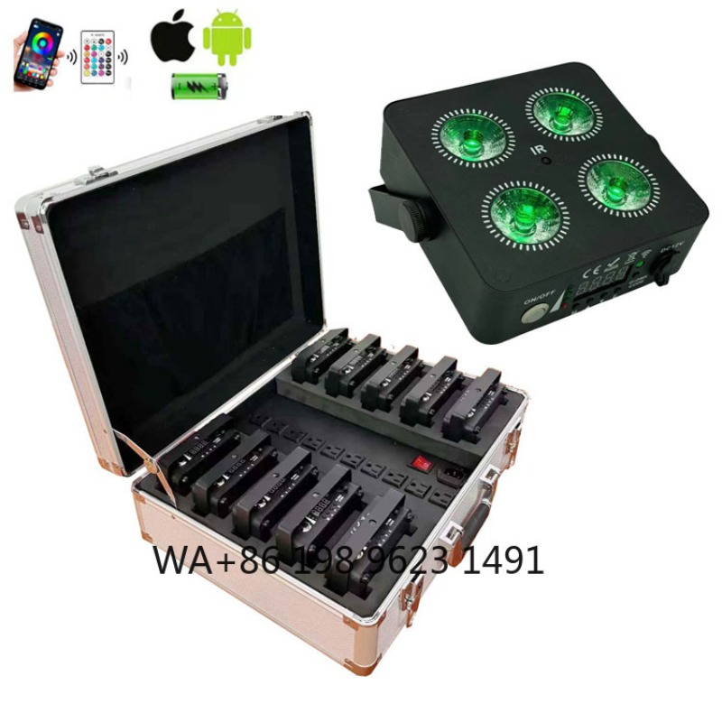 4X18W RGBWA+UV 6IN1 Mini Wirel - Lighting Decor Wedding reseña y precio