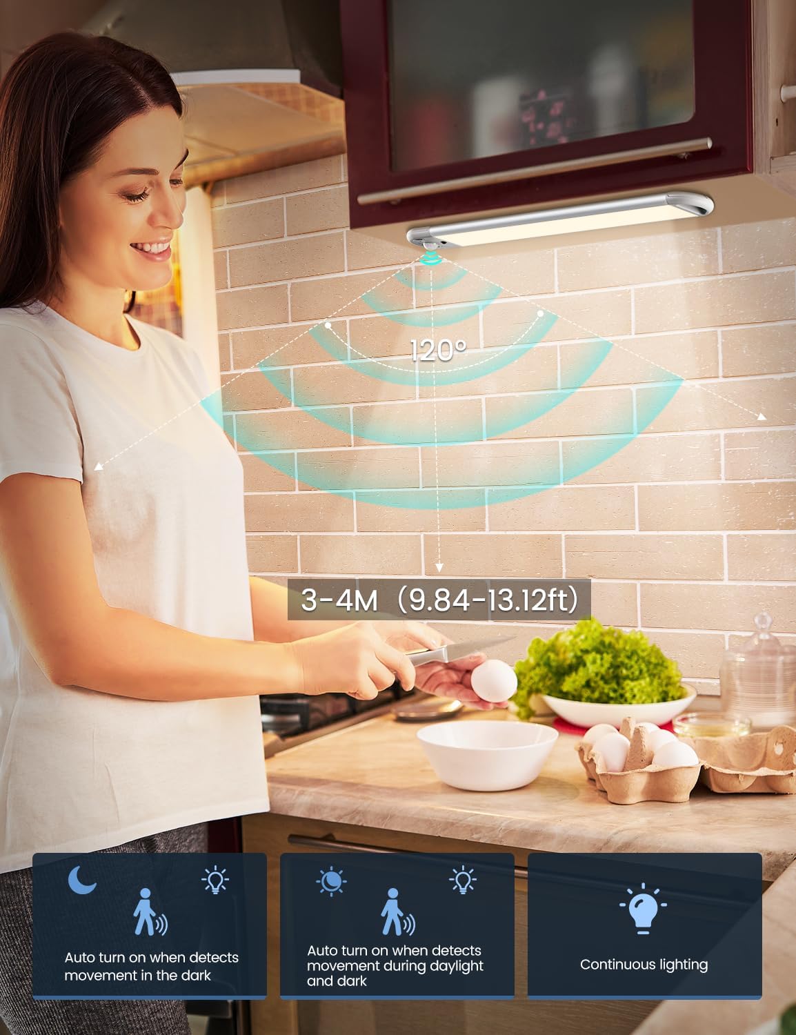 Motion Sensor Kitchen Light LE - Lighting Decor Inc reseña y precio