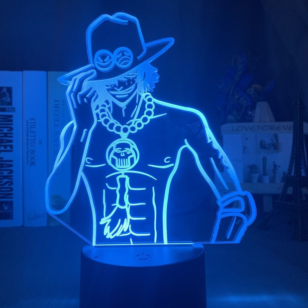 One Piece Ace Anime Cartoon Cu - Up Lighting Decor reseña y precio