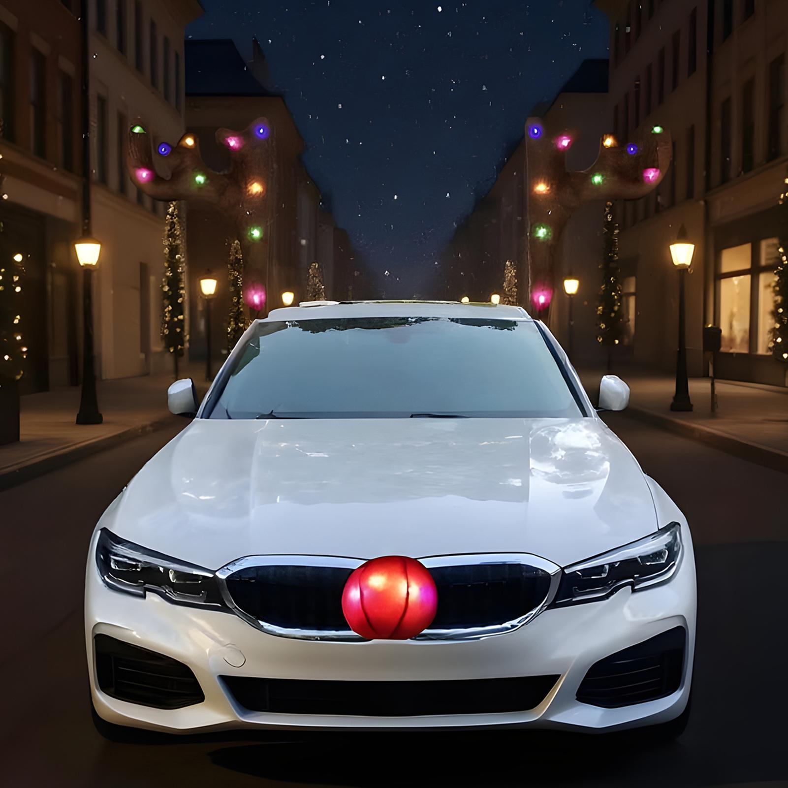 Reindeer Car Decoration Christ - Up Lighting Decor reseña y precio