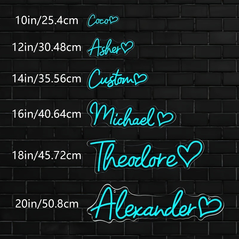 Custom LED Personalized Neon S - Lighting Decor Wedding reseña y precio