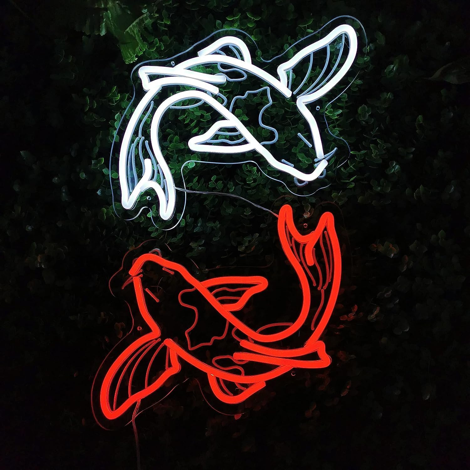 Koi Fish Neon Sign USB LED Neo - Japanese Lighting Decor reseña y precio