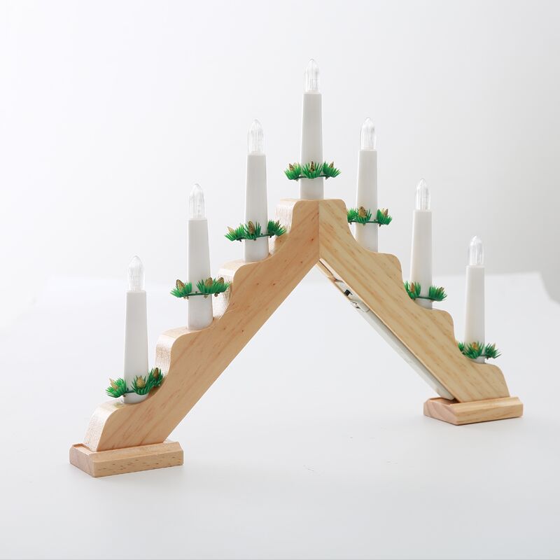 Christmas wooden candle arch l - Lighting Decor Woodbridge reseña y precio
