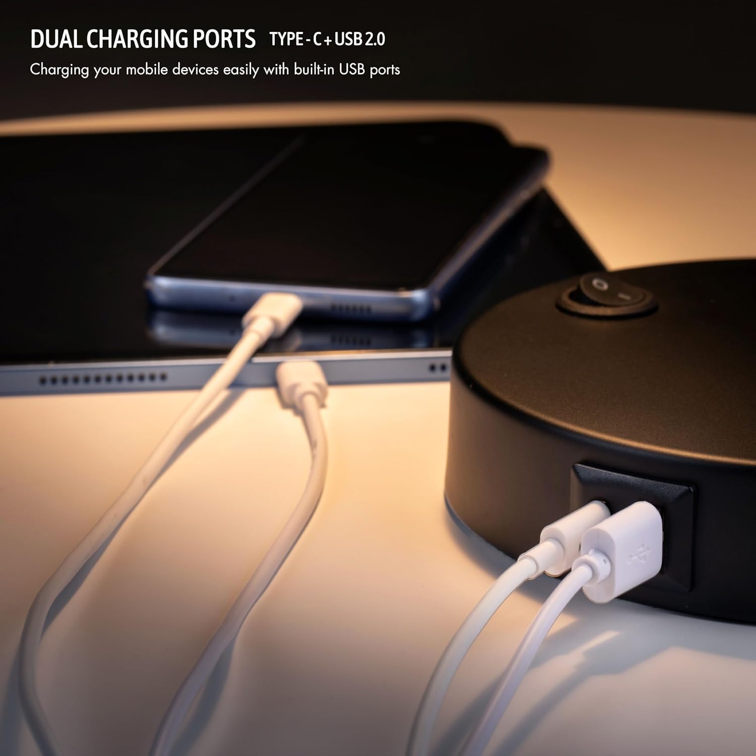 LED Desk Lamp with Dual USB Ch - Home Lighting & Decor St Catharines On reseña y precio