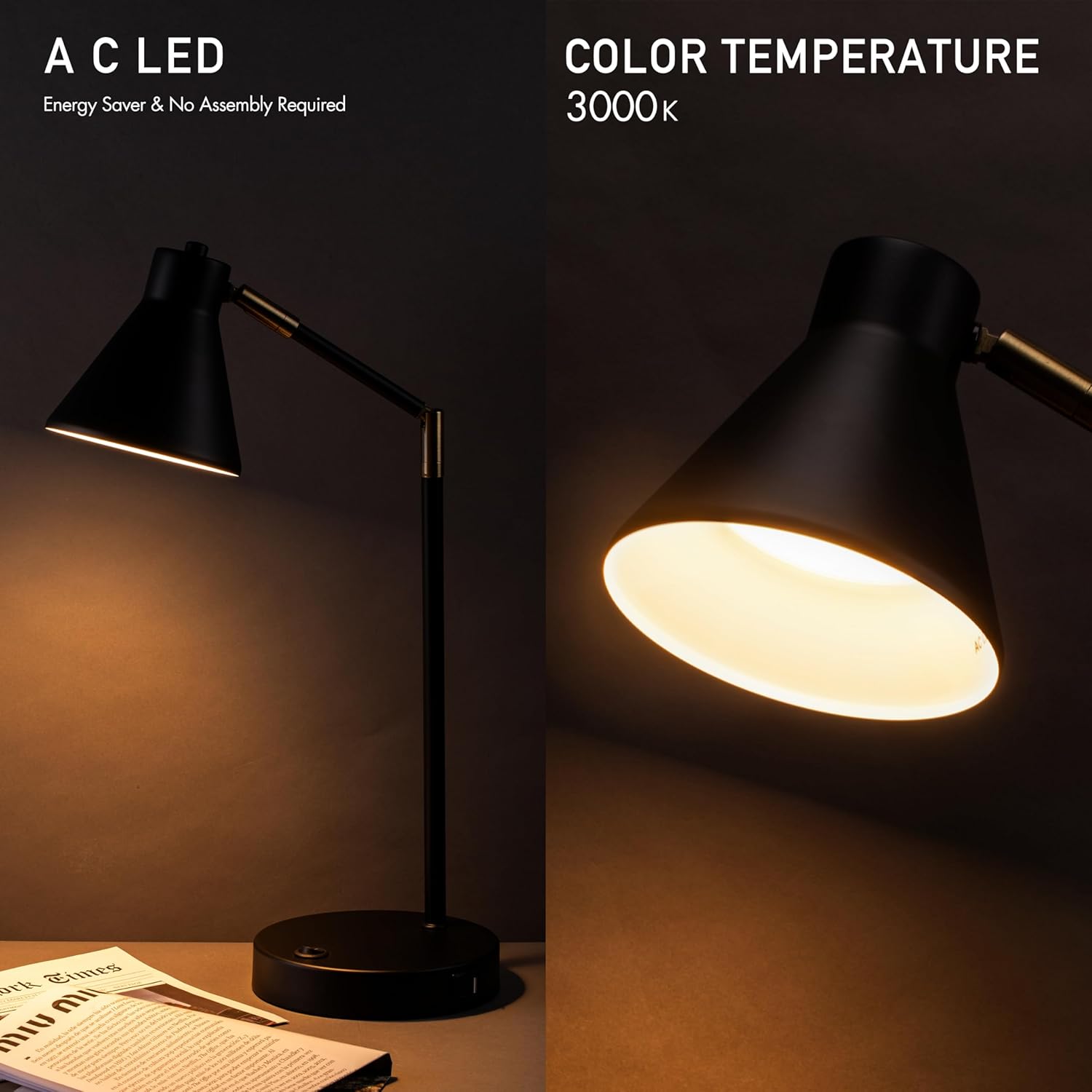 LED Desk Lamp with Dual USB Ch - Home Lighting & Decor St Catharines On reseña y precio