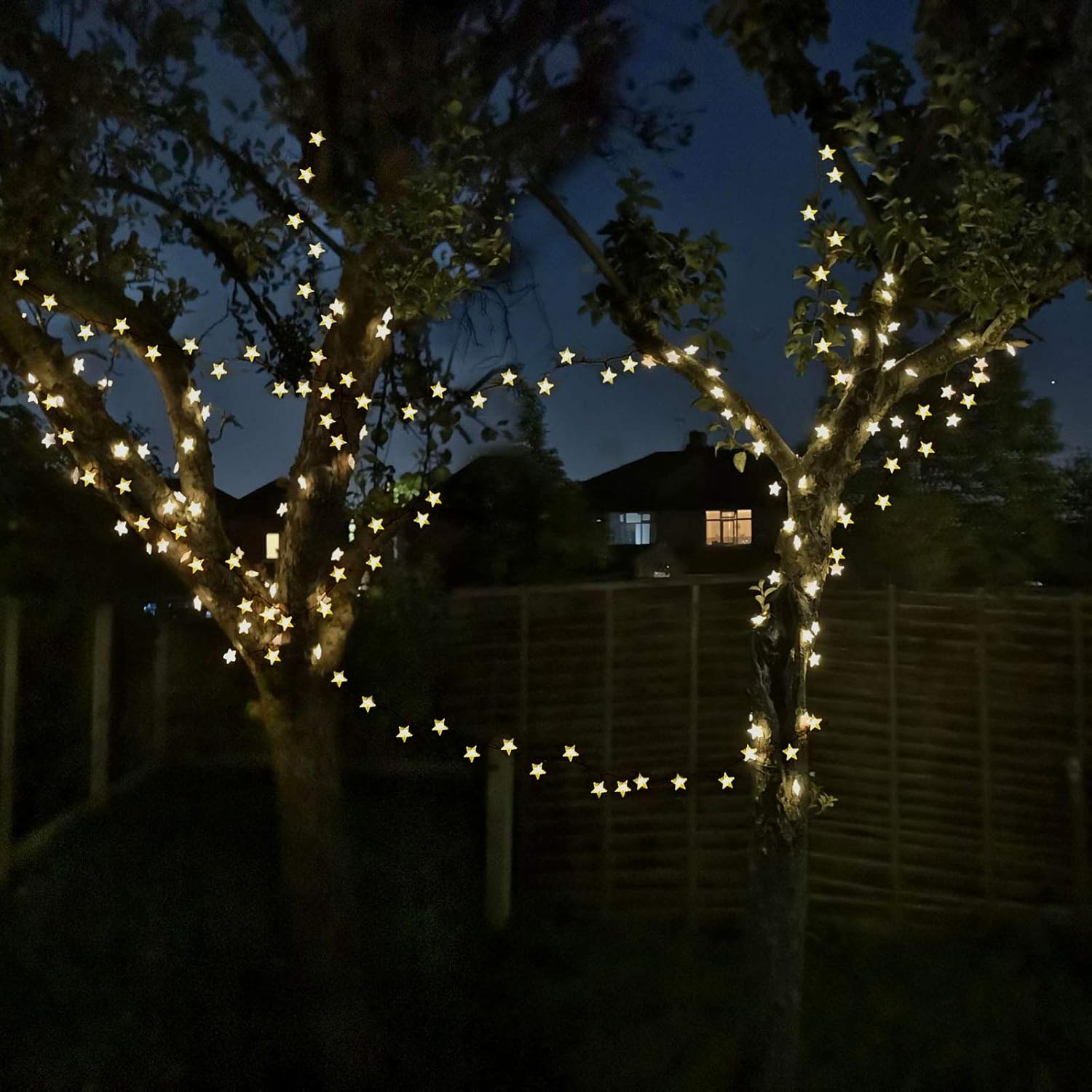 50ft 120 LED Solar Star Fairy  - Lighting Decoration Outdoor reseña y precio