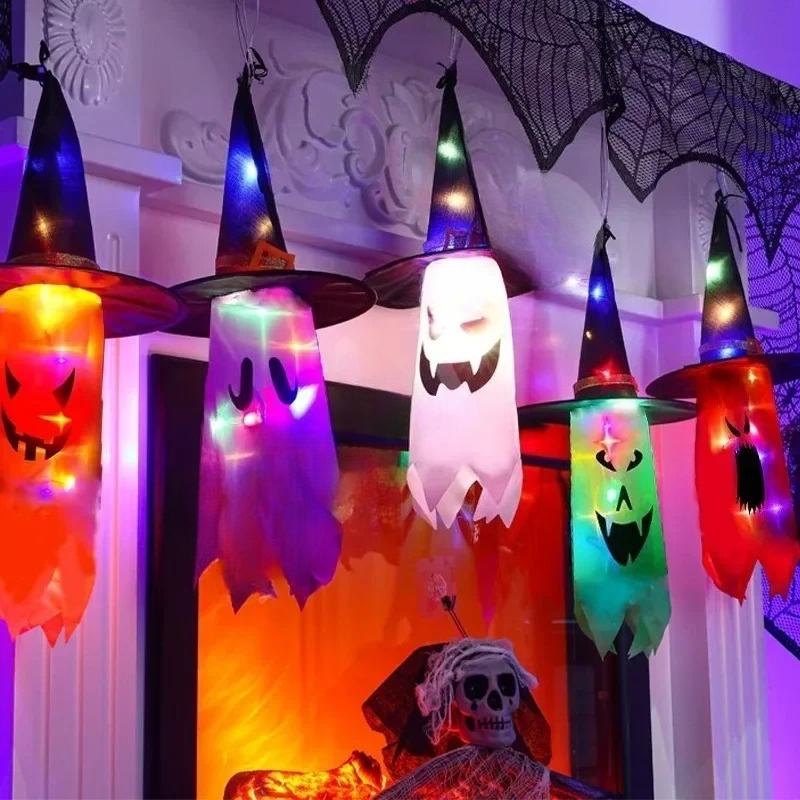 1PC Halloween Witch Hat Colorf - Decor Lighting & Decor Fires reseña y precio