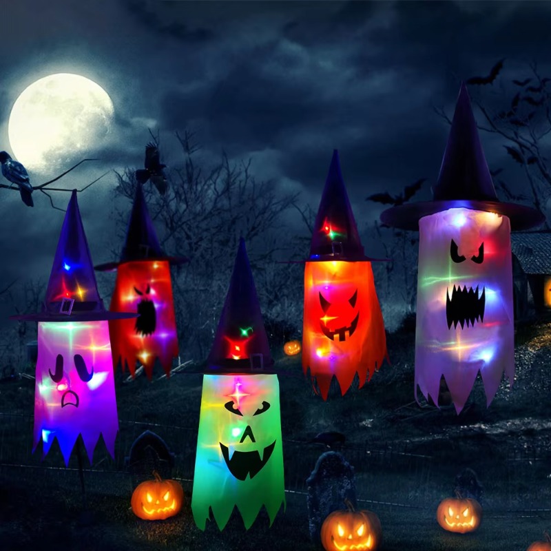 1PC Halloween Witch Hat Colorf - Decor Lighting & Decor Fires reseña y precio