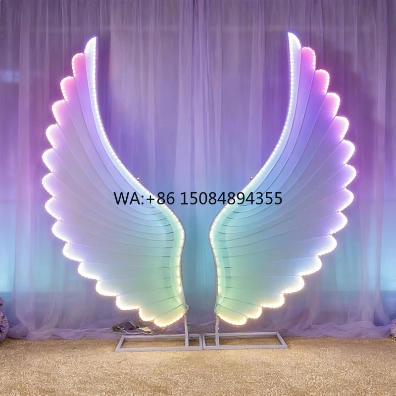 Glowing Angel Wings Light Prop - Lighting Decor Wedding reseña y precio
