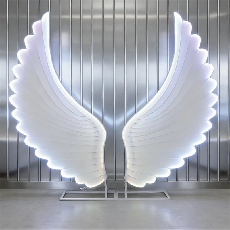 Glowing Angel Wings Light Prop - Lighting Decor Wedding reseña y precio