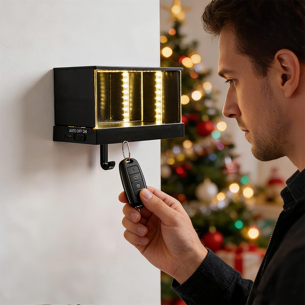Infinity Garage Keychain With  - Garage Lighting Decor reseña y precio