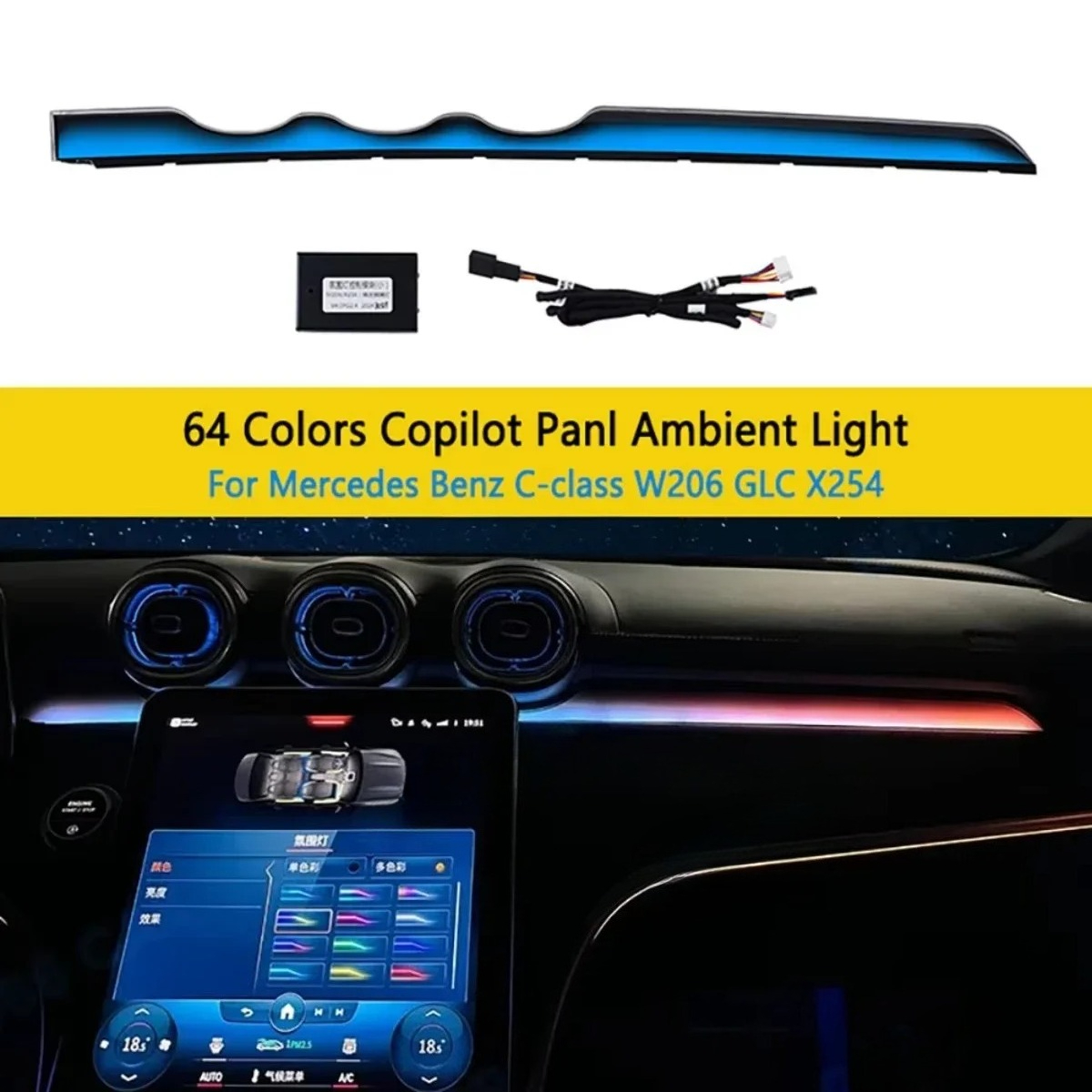 For Mercedes Benz C-Class GLC  - Lighting Decor Inc reseña y precio