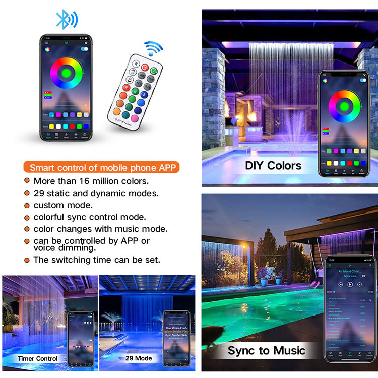 SS304 Rain Curtain Freestandin - Fairy Light Curtain reseña y precio