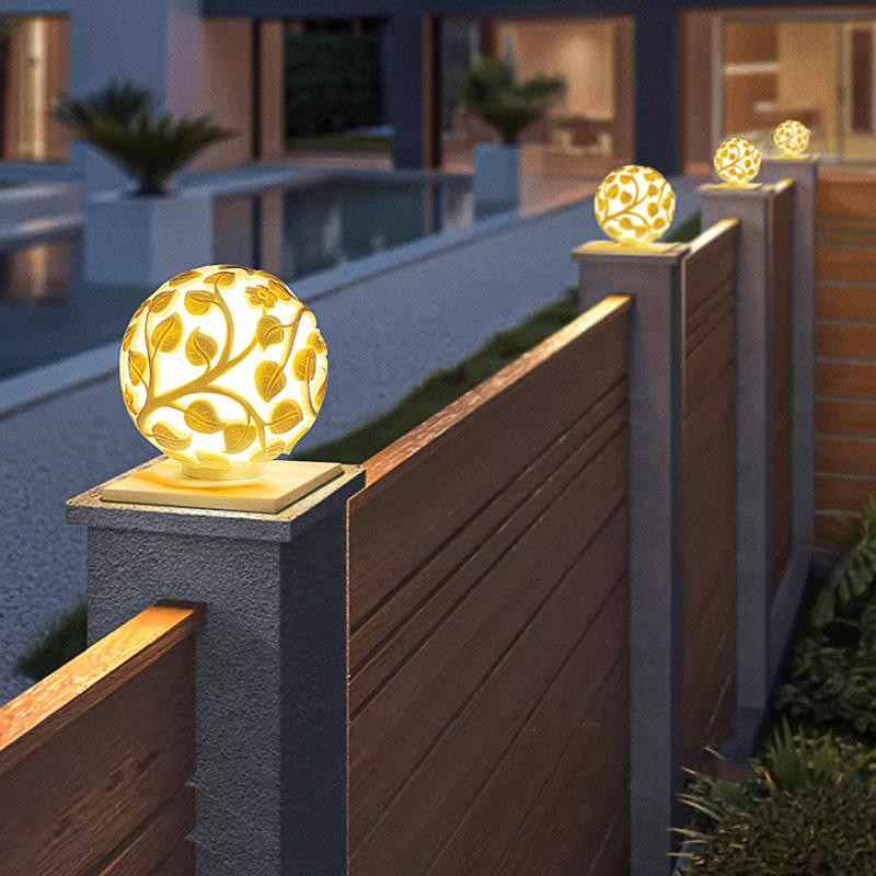 Outdoor column lights solar LE - Lighting Decoration Outdoor reseña y precio