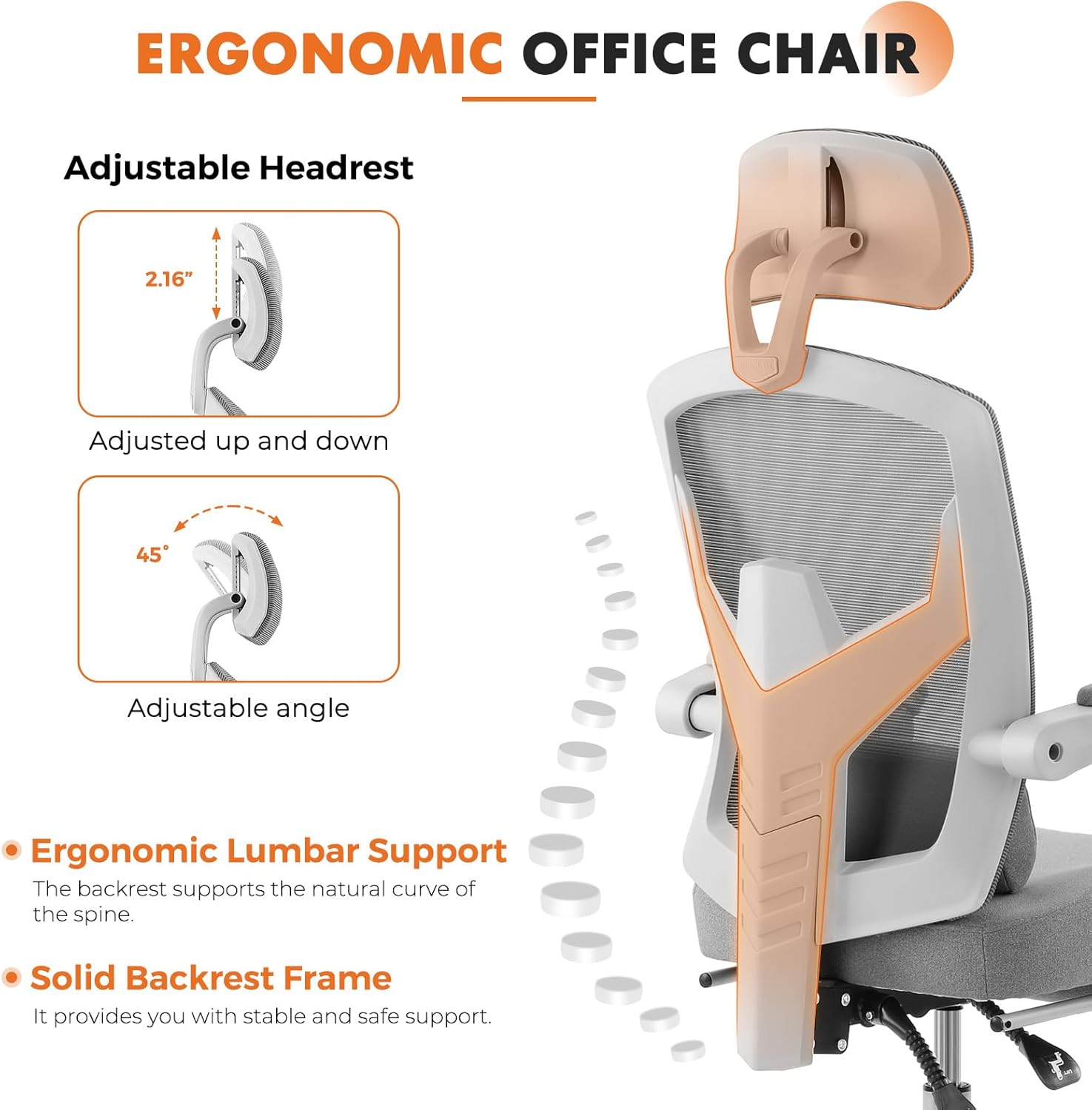 Ergonomic High-Back Mesh Offic - Home Lighting & Decor St Catharines On reseña y precio