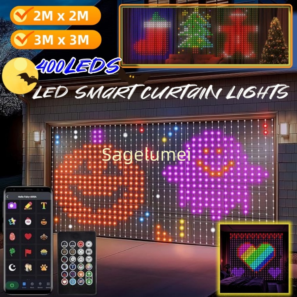 400LED String Lights Smart Cur - Fairy Light Curtain reseña y precio